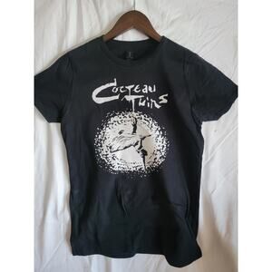 Cocteau Twins band t shirt Ladies Small Black